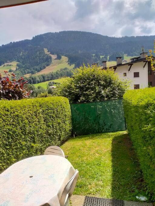 Charmant Studio + Jardin Vue Pistes Et Local Velo Praz-sur-Arly Exterior photo